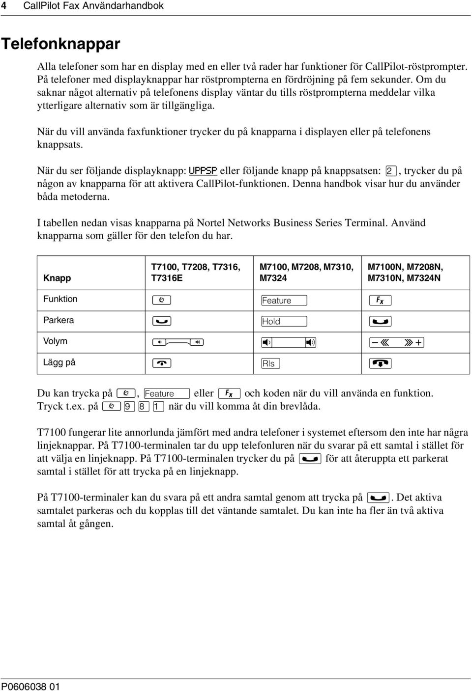 Om du saknar något alternativ på telefonens display väntar du tills röstprompterna meddelar vilka ytterligare alternativ som är tillgängliga.