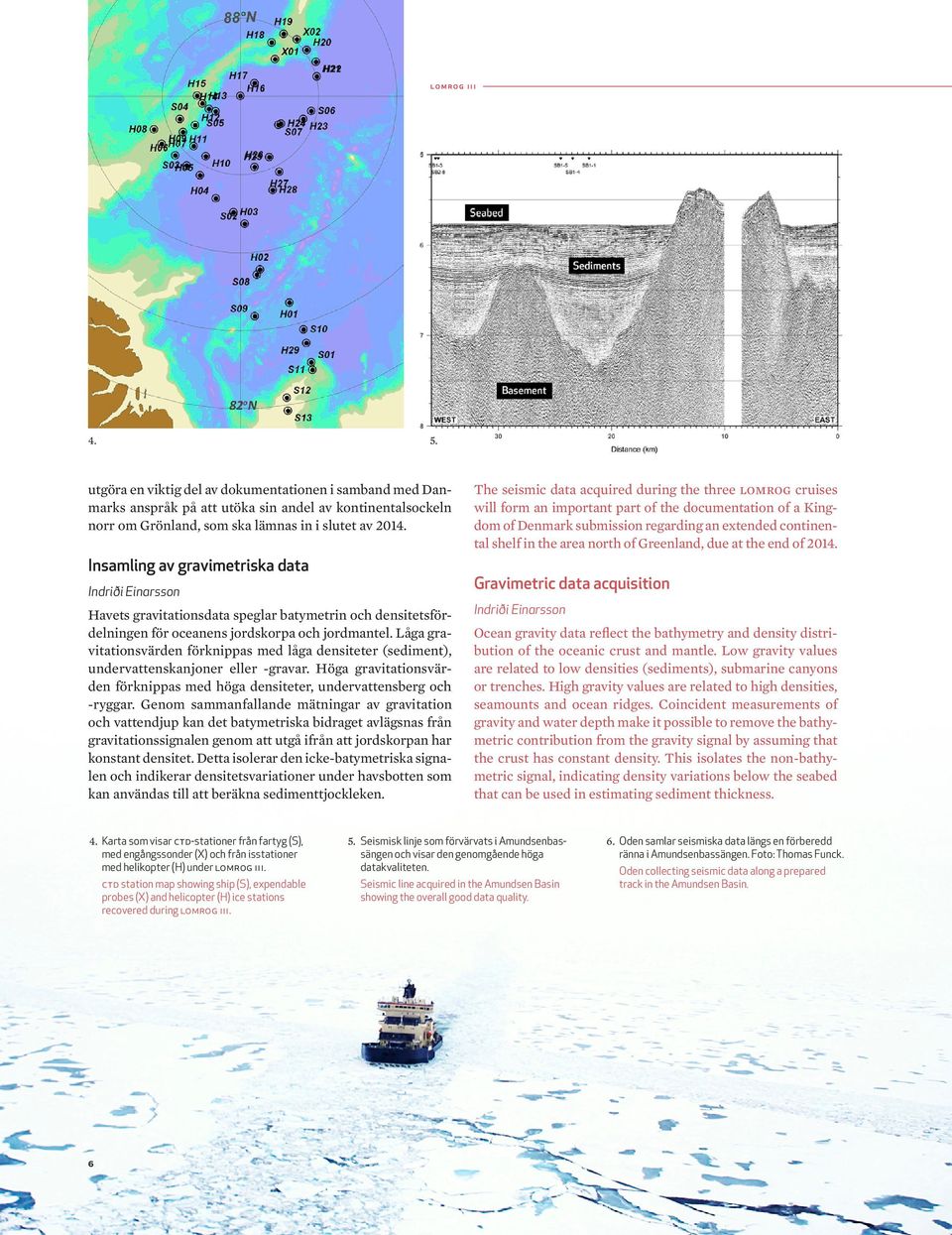 continental shelf in the area north of Greenland, due at the end of 2014.