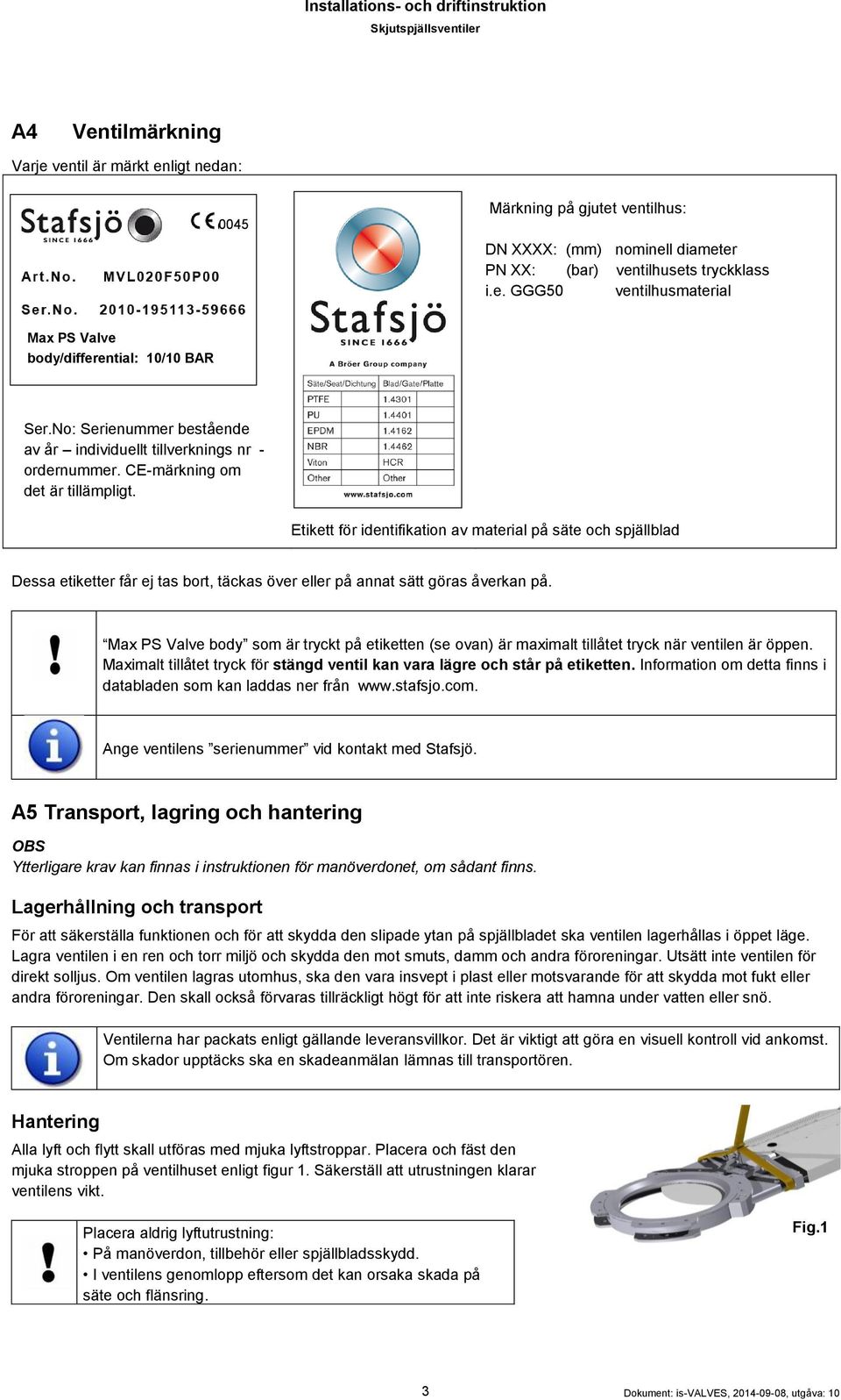 Etikett för identifikation av material på säte och spjällblad material Dessa etiketter får ej tas bort, täckas över eller på annat sätt göras åverkan på.