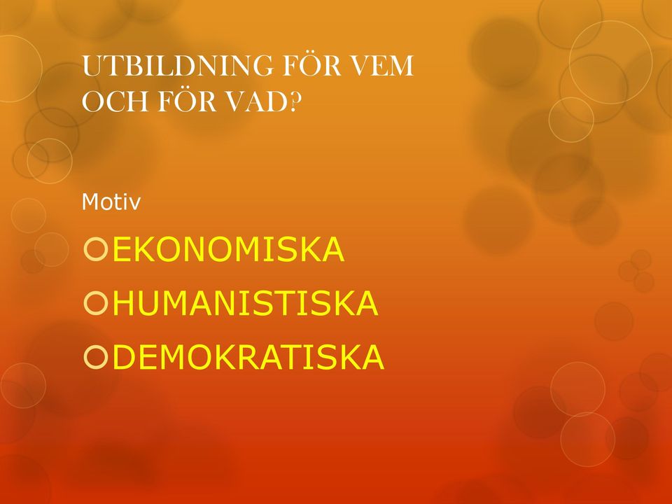 Motiv EKONOMISKA