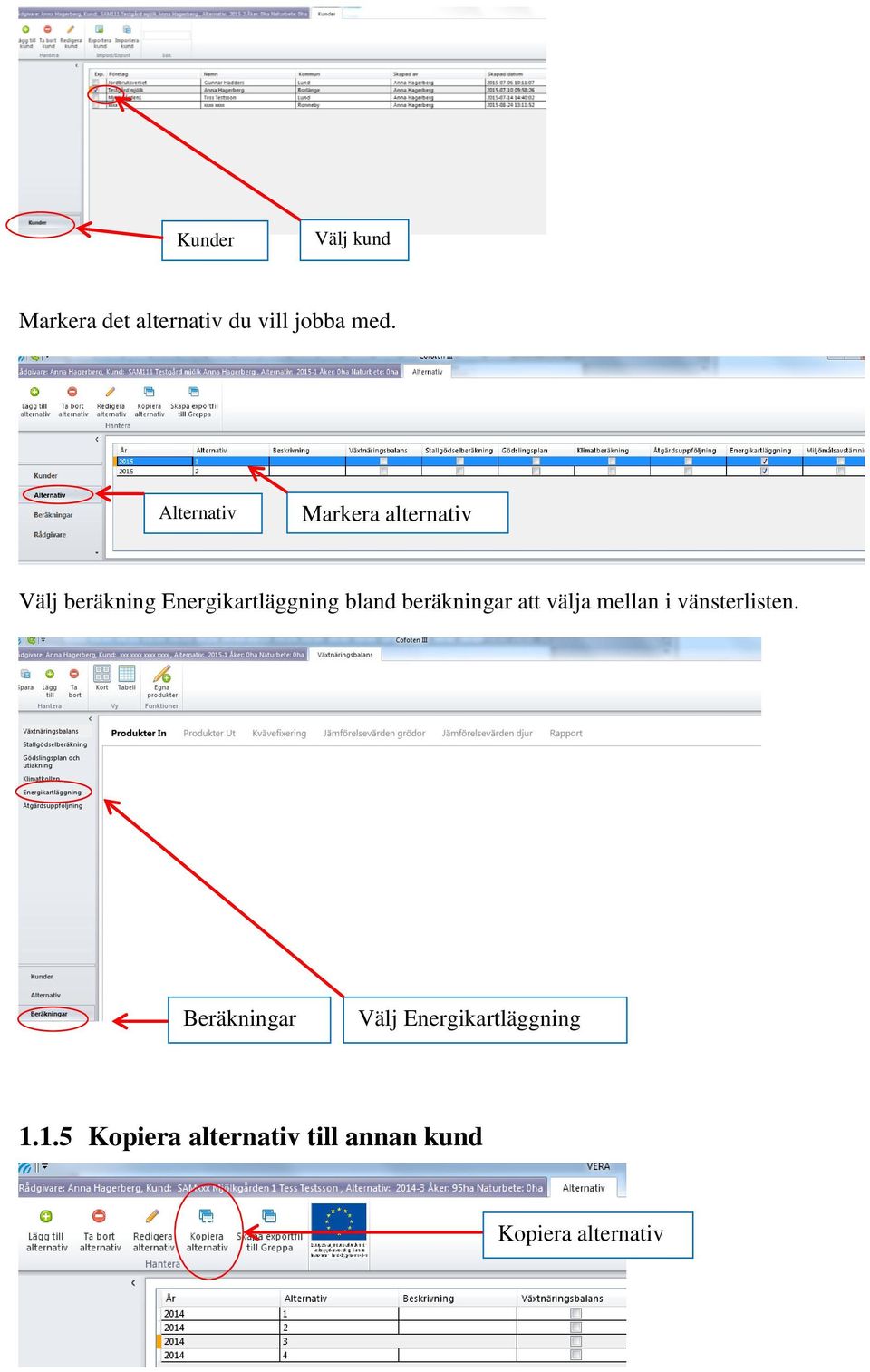 bland beräkningar att välja mellan i vänsterlisten.