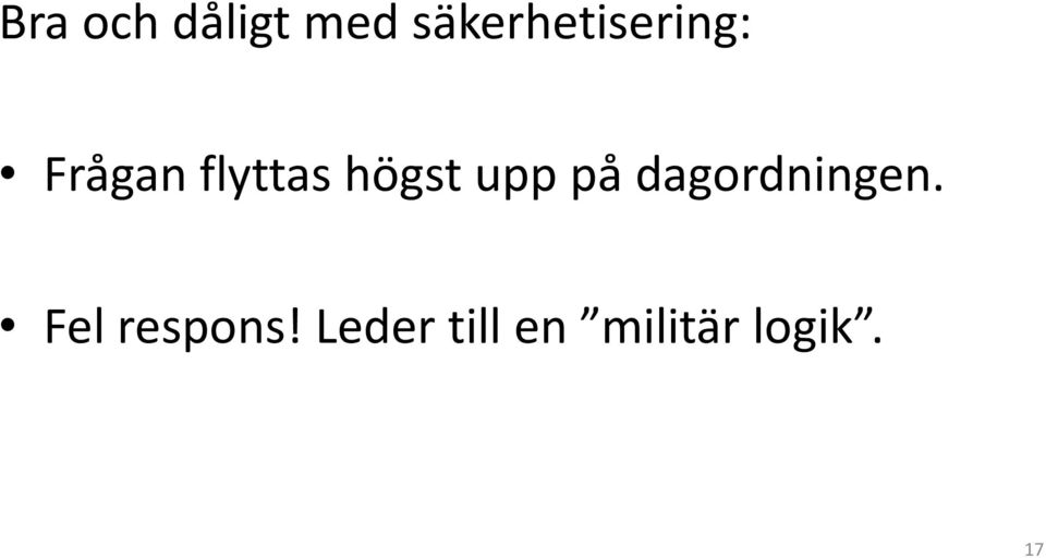 flyttas högst upp på