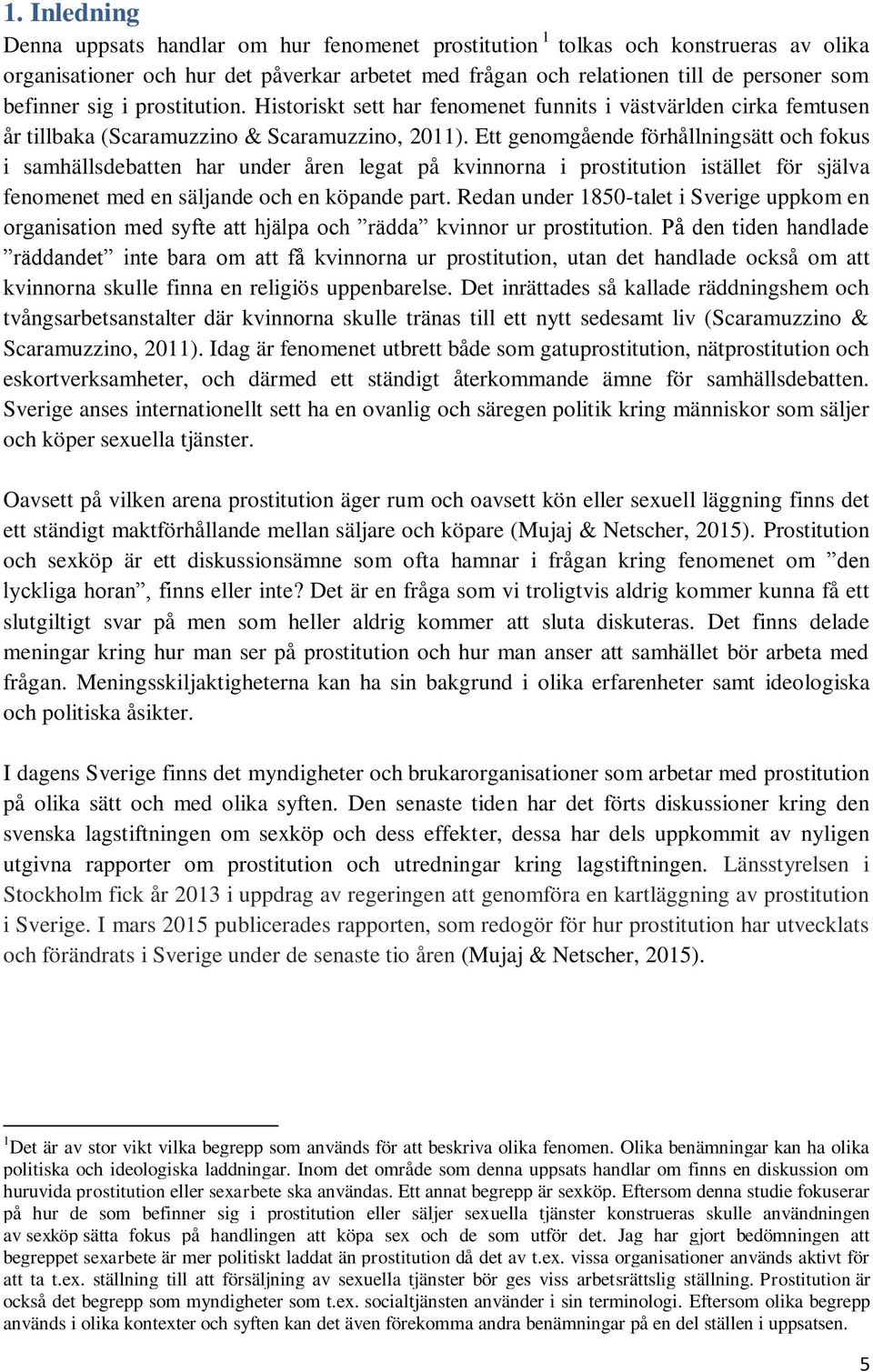 Ett genomgående förhållningsätt och fokus i samhällsdebatten har under åren legat på kvinnorna i prostitution istället för själva fenomenet med en säljande och en köpande part.