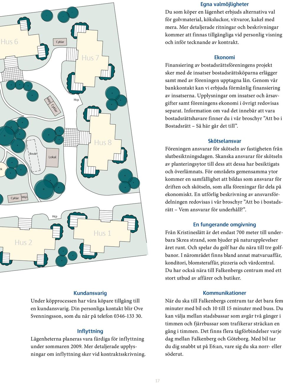 Miljö Cyklar Hcp Hus 7 Ekonomi Finansiering av bostadsrättsföreningens projekt sker med de insatser bostadsrättsköparna erlägger samt med av föreningen upptagna lån.