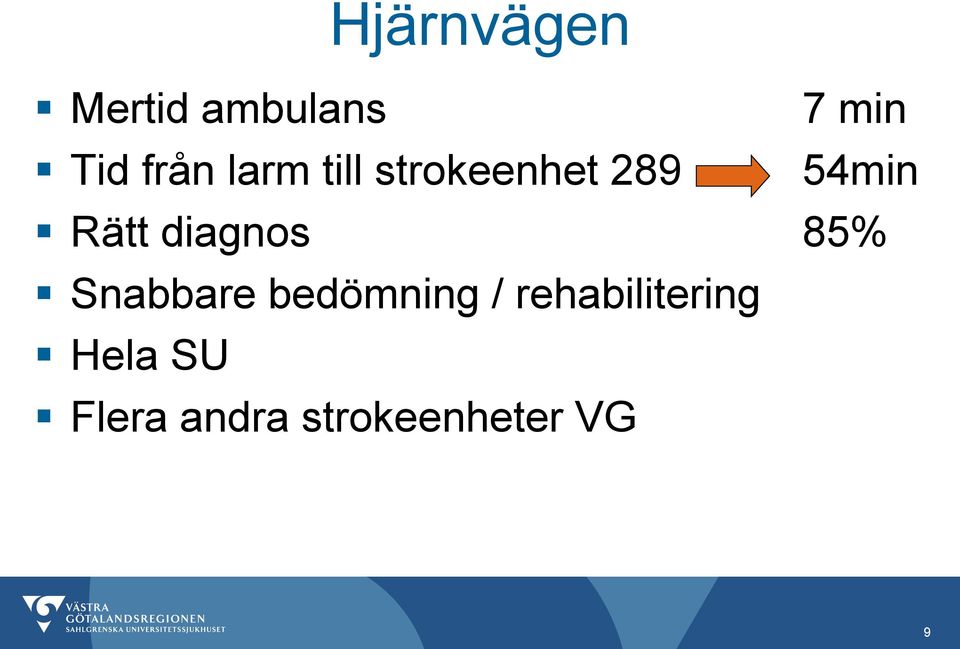 diagnos 85% Snabbare bedömning /