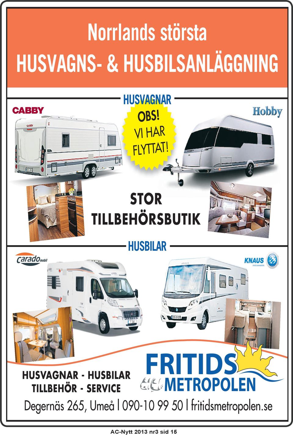 STOR TILLBEHÖRSBUTIK HUSBILAR HUSVAGNAR - HUSBILAR