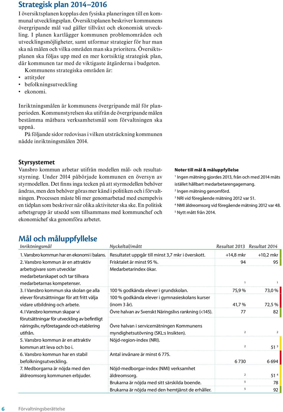 I planen kartlägger kommunen problemområden och utvecklings möjligheter, samt utformar strategier för hur man ska nå målen och vilka områden man ska prioritera.