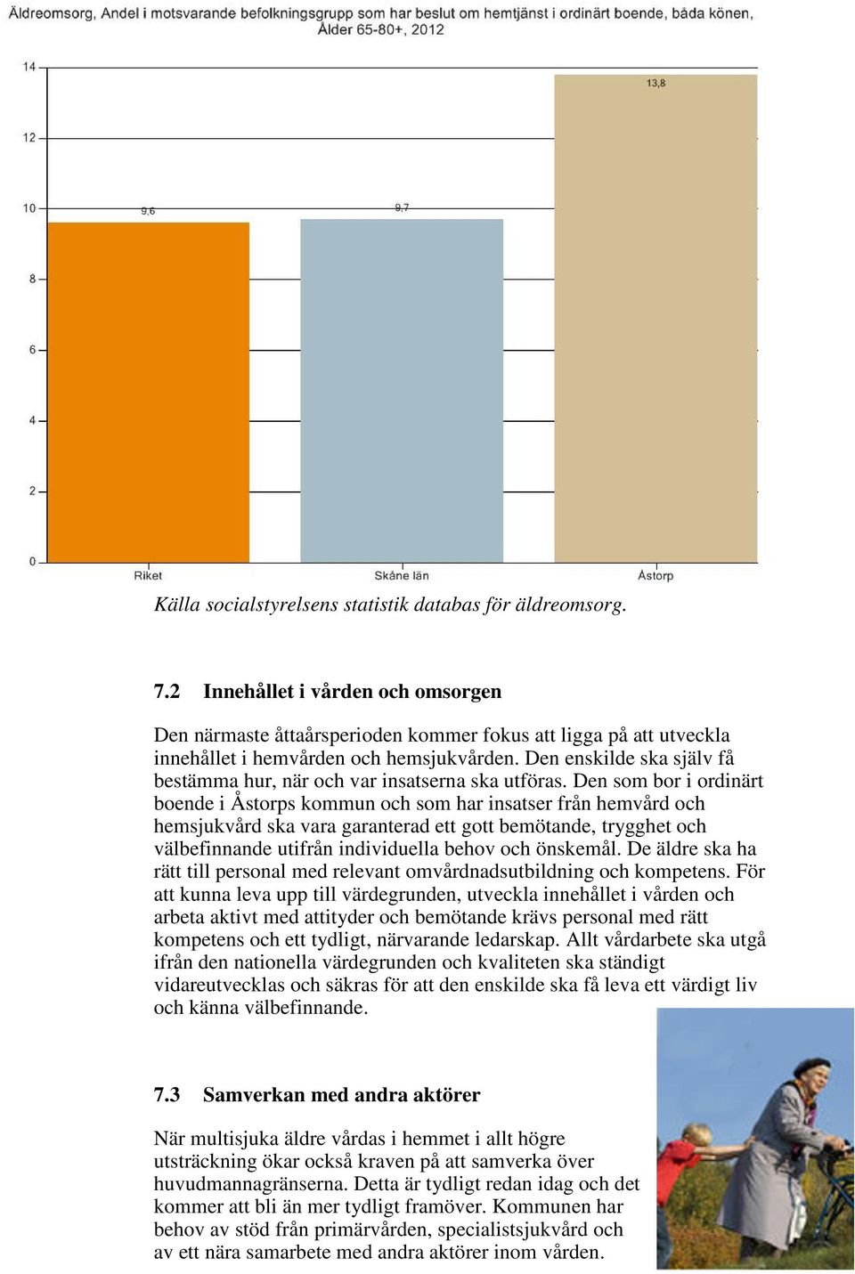 Den enskilde ska själv få bestämma hur, när och var insatserna ska utföras.