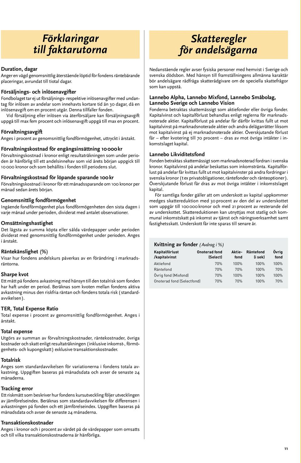 procent utgår. Denna tillfaller fonden. Vid försäljning eller inlösen via återförsäljare kan försäljningsavgift uppgå till max fem procent och inlösenavgift uppgå till max en procent.