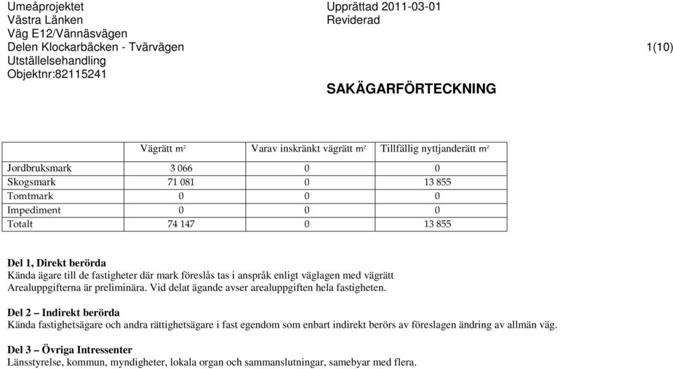 preliminära. Vid delat ägande avser arealuppgiften hela fastigheten.