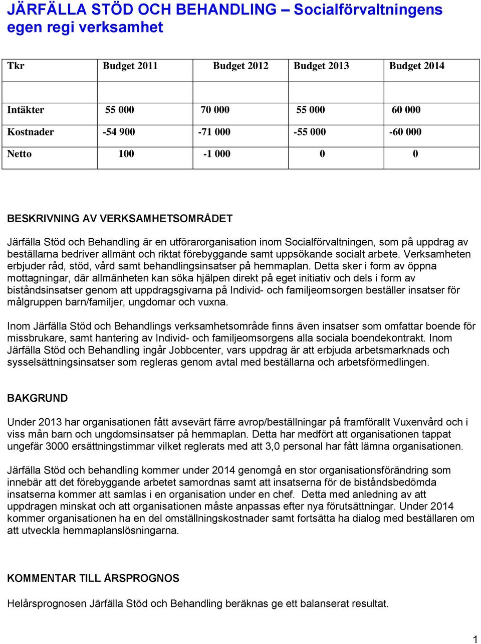 förebyggande samt uppsökande socialt arbete. Verksamheten erbjuder råd, stöd, vård samt behandlingsinsatser på hemmaplan.