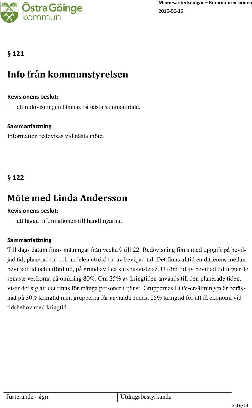 Det finns alltid en differens mellan beviljad tid och utförd tid, på grund av t ex sjukhusvistelse. Utförd tid av beviljad tid ligger de senaste veckorna på omkring 80%.