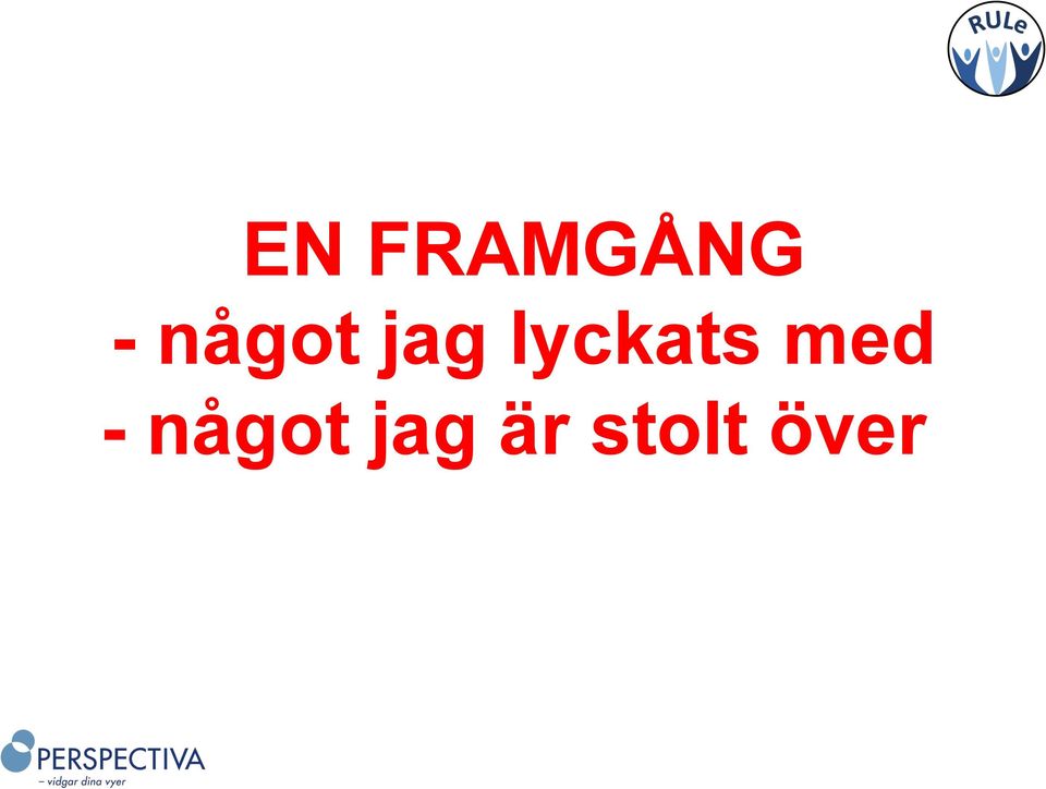 lyckats med - 