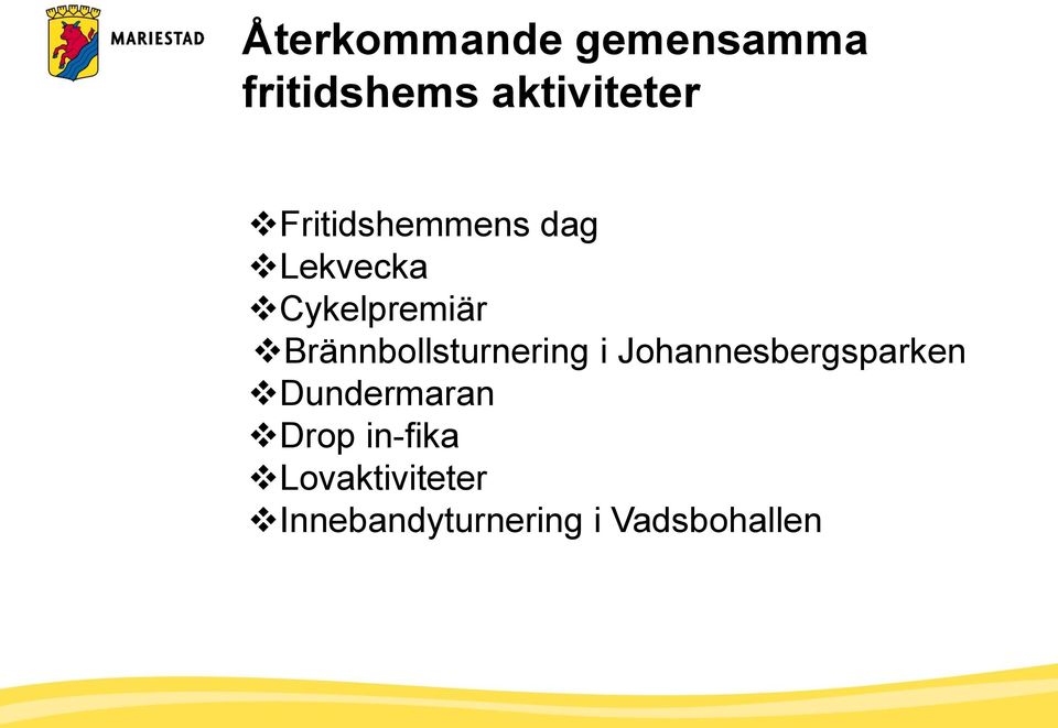 Brännbollsturnering i Johannesbergsparken