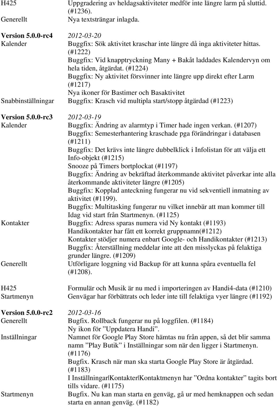 (#1224) Buggfix: Ny aktivitet försvinner inte längre upp direkt efter Larm (#1217) Nya ikoner för Bastimer och Basaktivitet Snabbinställningar Buggfix: Krasch vid multipla start/stopp åtgärdad