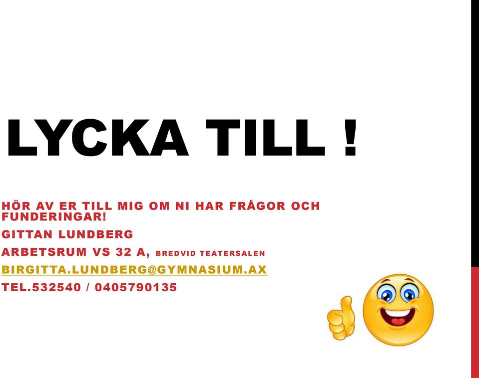 FUNDERINGAR!