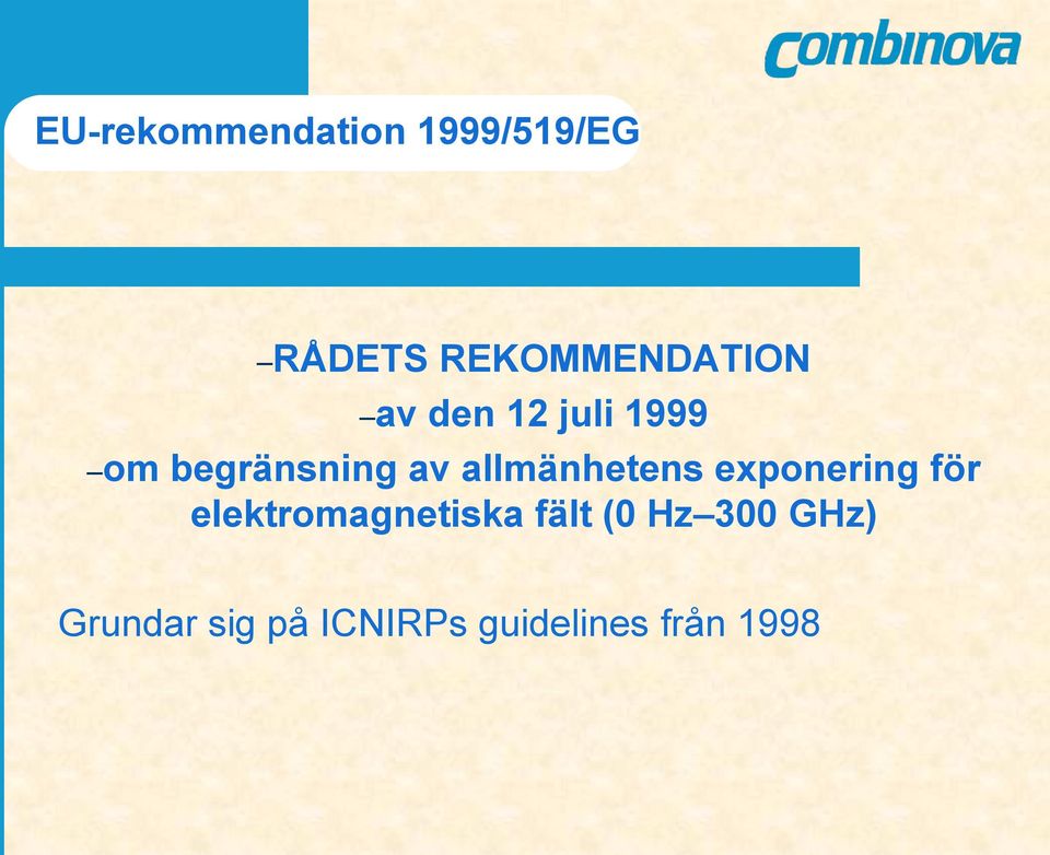 av allmänhetens exponering för elektromagnetiska