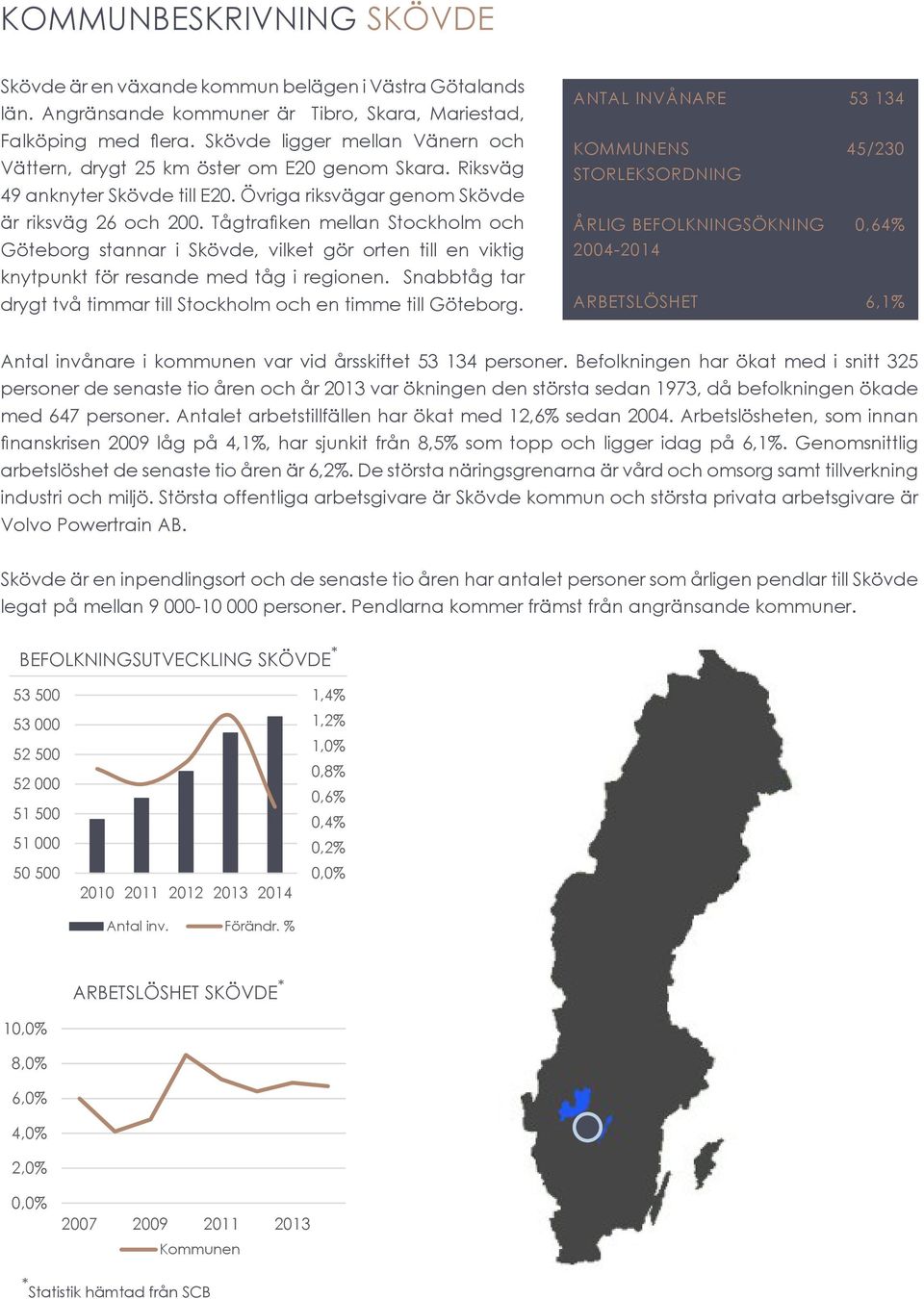 Tågtrafiken mellan Stockholm och Göteborg stannar i Skövde, vilket gör orten till en viktig knytpunkt för resande med tåg i regionen.