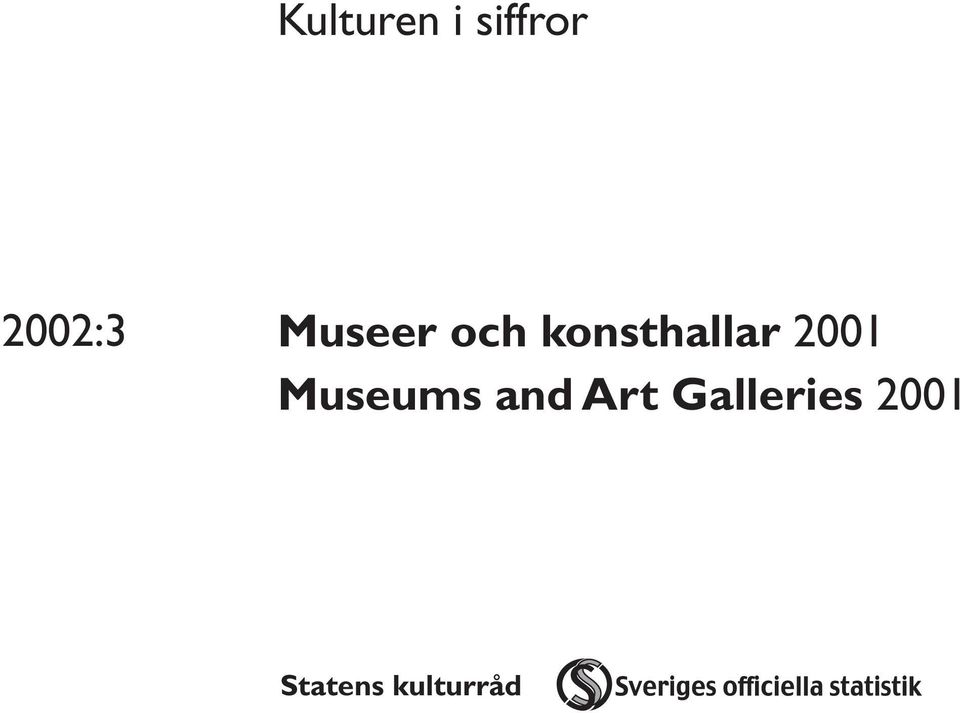 2001 Museums and Art