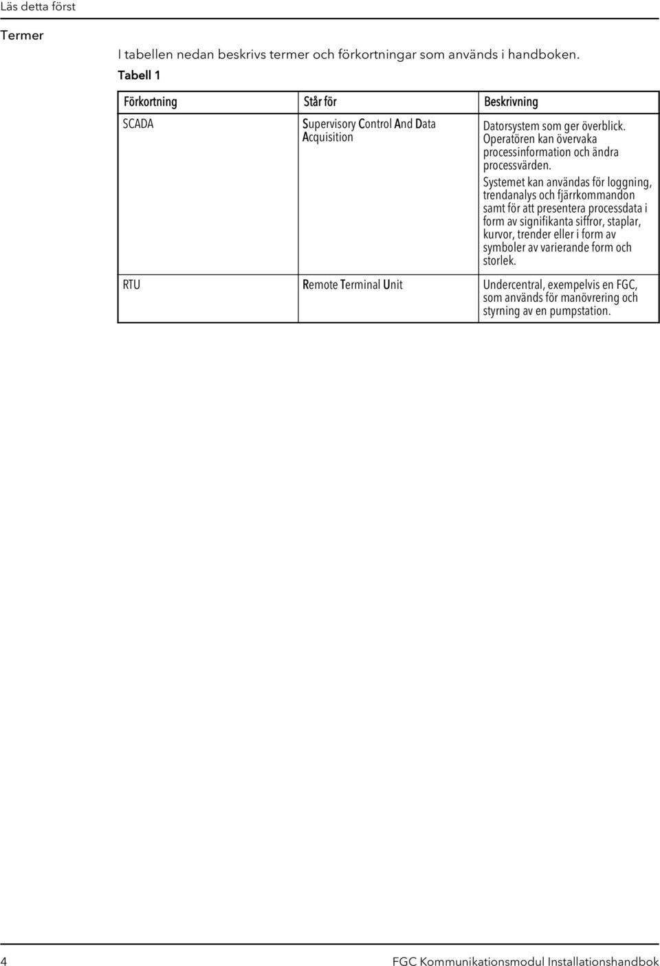 Operatören kan övervaka processinformation och ändra processvärden.