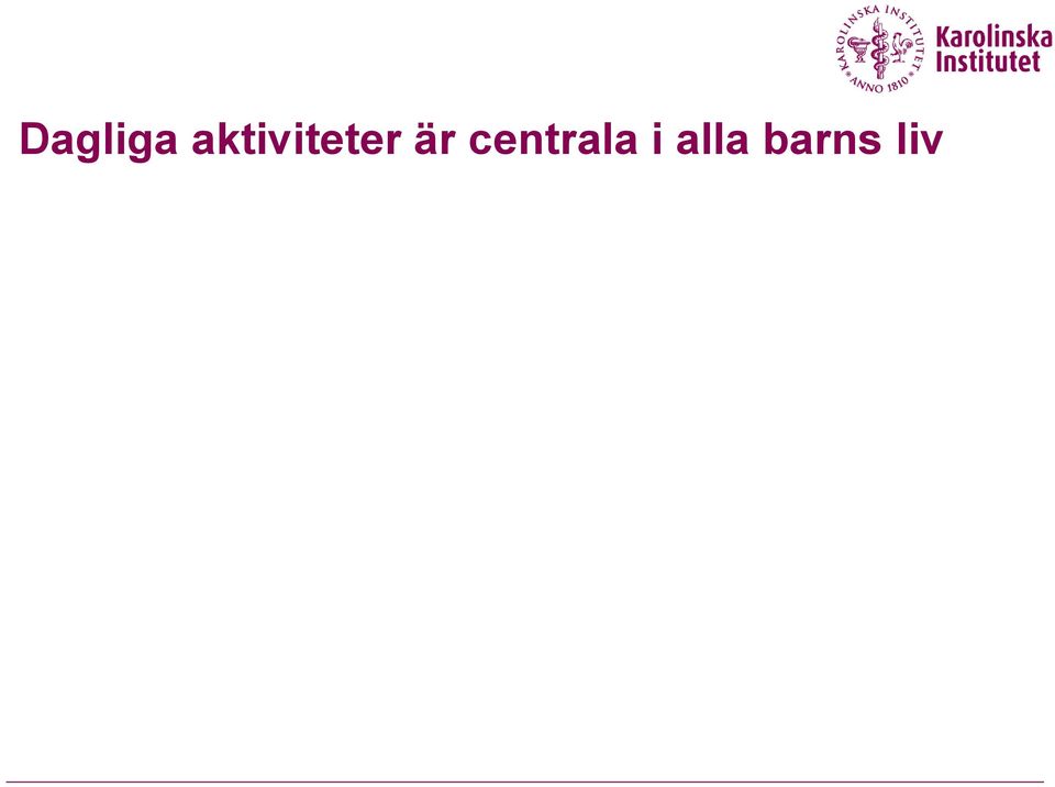 är centrala