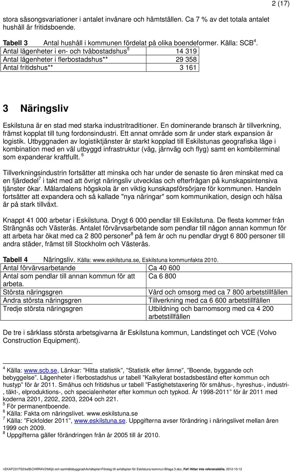 En dominerande bransch är tillverkning, främst kopplat till tung fordonsindustri. Ett annat område som är under stark expansion är logistik.