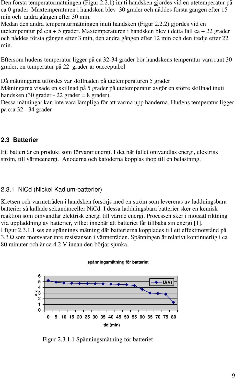 2.2) gjordes vid en utetemperatur på c:a + 5 grader.