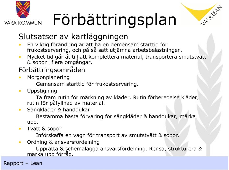 Uppstigning Ta fram rutin för märkning av kläder. Rutin förberedelse kläder, rutin för påfyllnad av material.