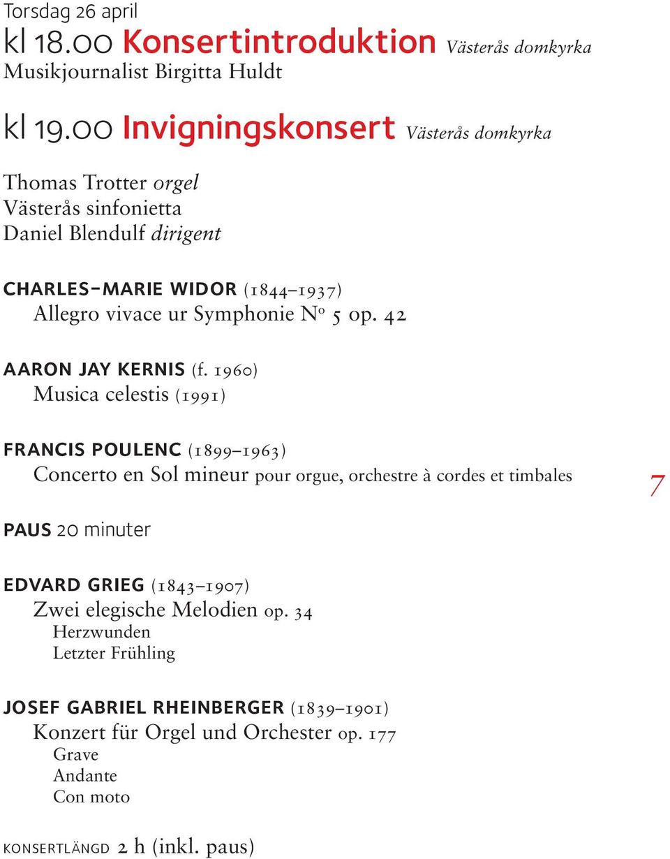 Symphonie N o 5 op. 42 aaron jay kernis (f.