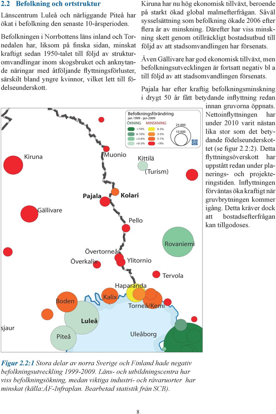 med åtföljande flyttningsförluster, särskilt bland yngre kvinnor, vilket lett till födelseunderskott.