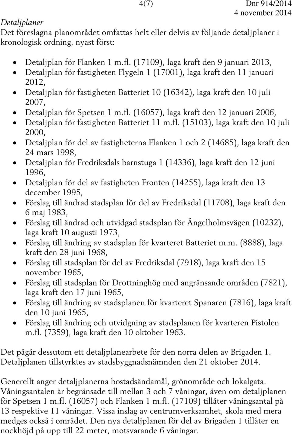 Detaljplan för Spetsen 1 m.fl.