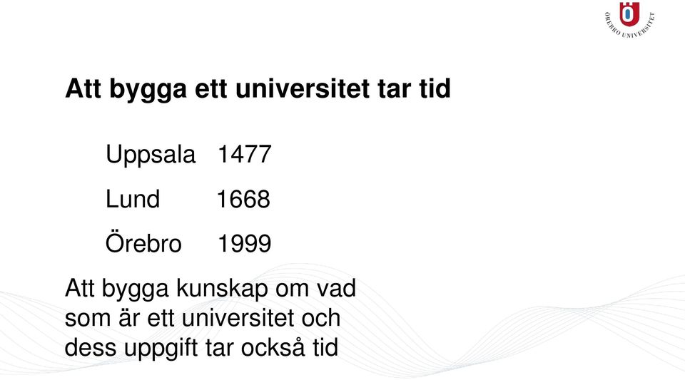 Att bygga kunskap om vad som är ett