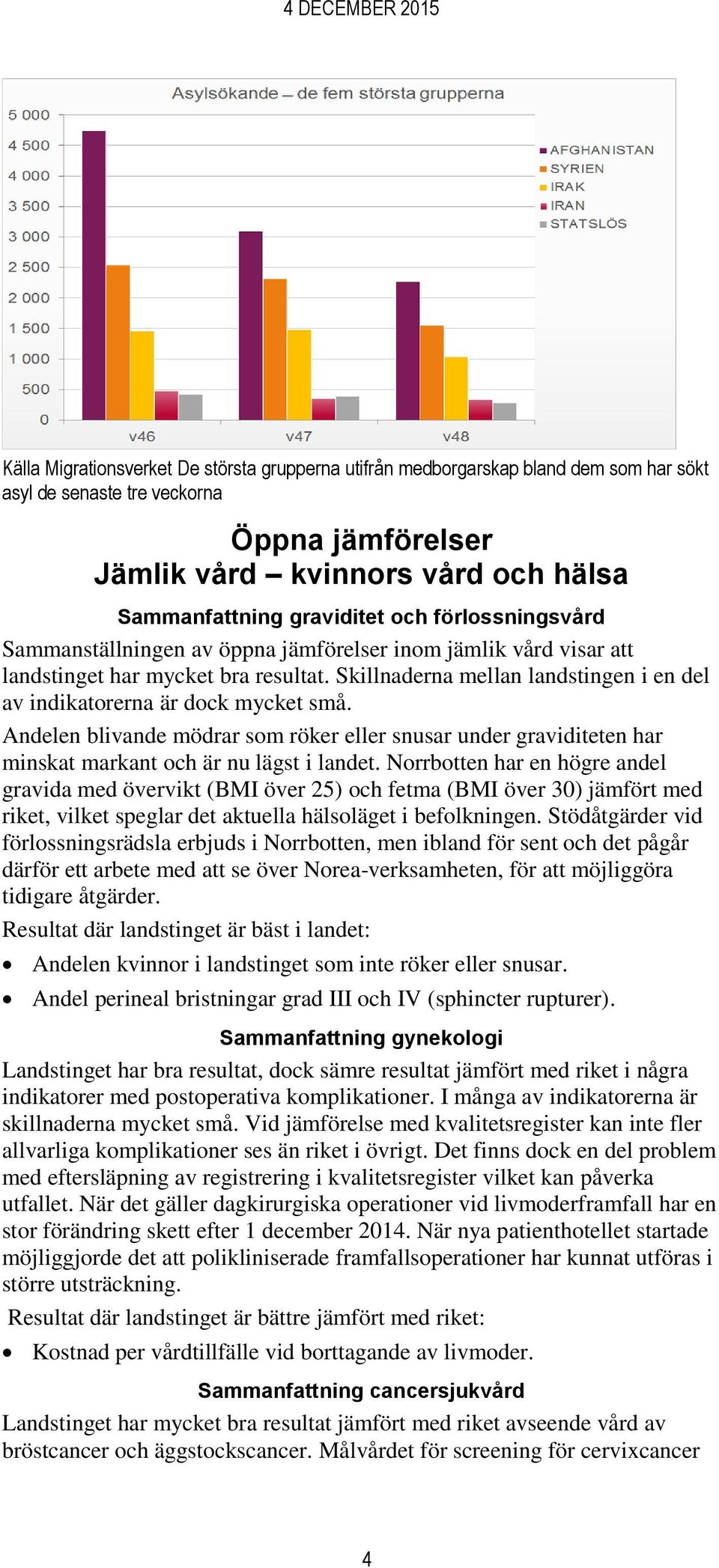 Skillnaderna mellan landstingen i en del av indikatorerna är dock mycket små. Andelen blivande mödrar som röker eller snusar under graviditeten har minskat markant och är nu lägst i landet.