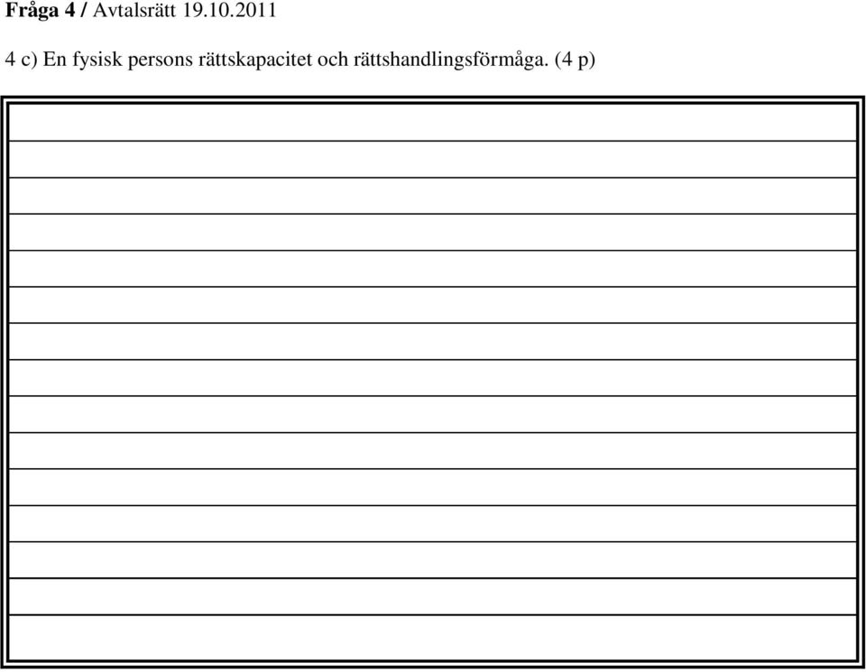 persons rättskapacitet