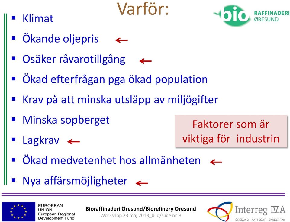 sopberget Lagkrav Ökad medvetenhet hos allmänheten Nya