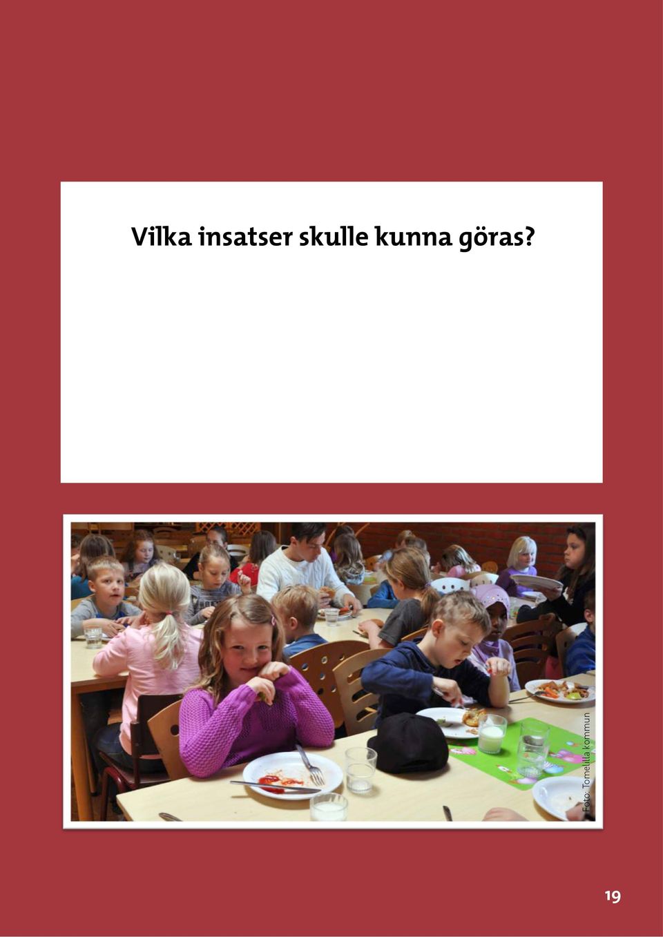 Vilka insatser skulle