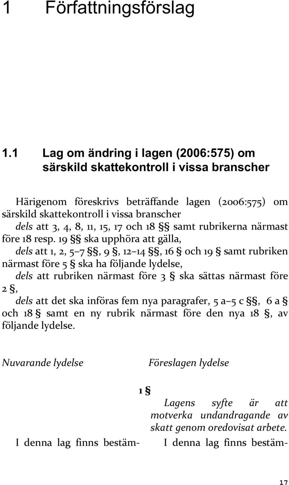 4, 8, 11, 15, 17 och 18 samt rubrikerna närmast före 18 resp.