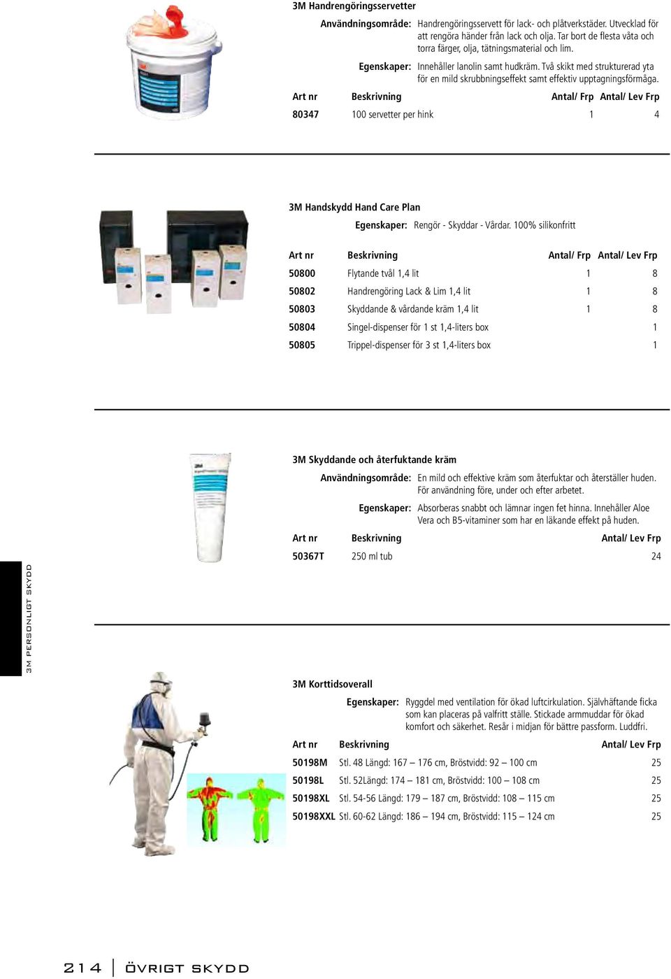 Två skikt med strukturerad yta för en mild skrubbningseffekt samt effektiv upptagningsförmåga. 80347 100 servetter per hink 1 4 3M Handskydd Hand Care Plan Egenskaper: Rengör - Skyddar - Vårdar.