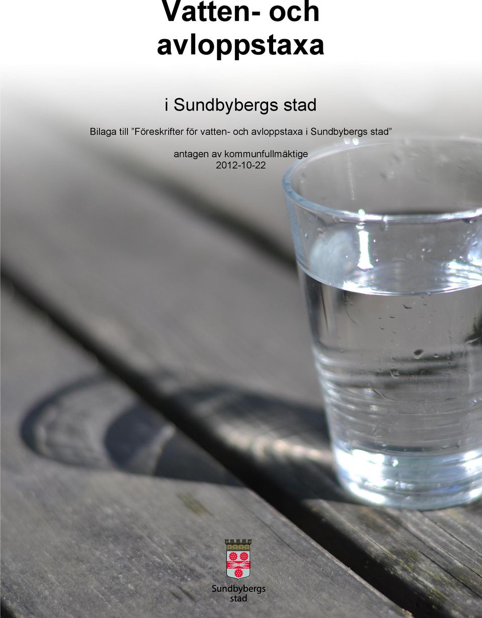 vatten- och avloppstaxa i Sundbybergs