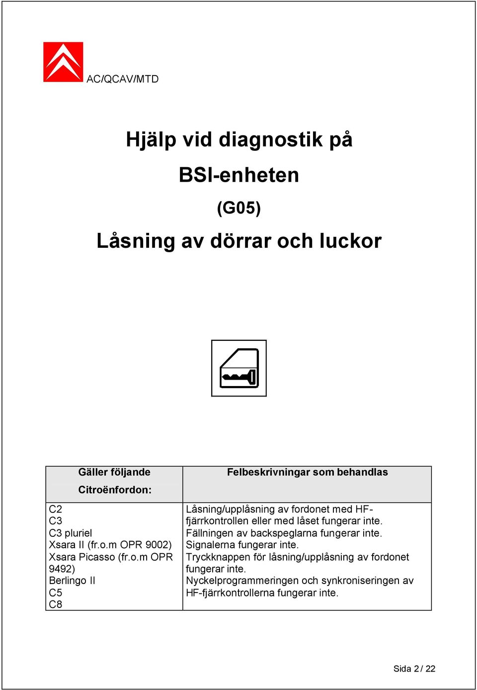 m OPR 9002) Xsara Picasso 