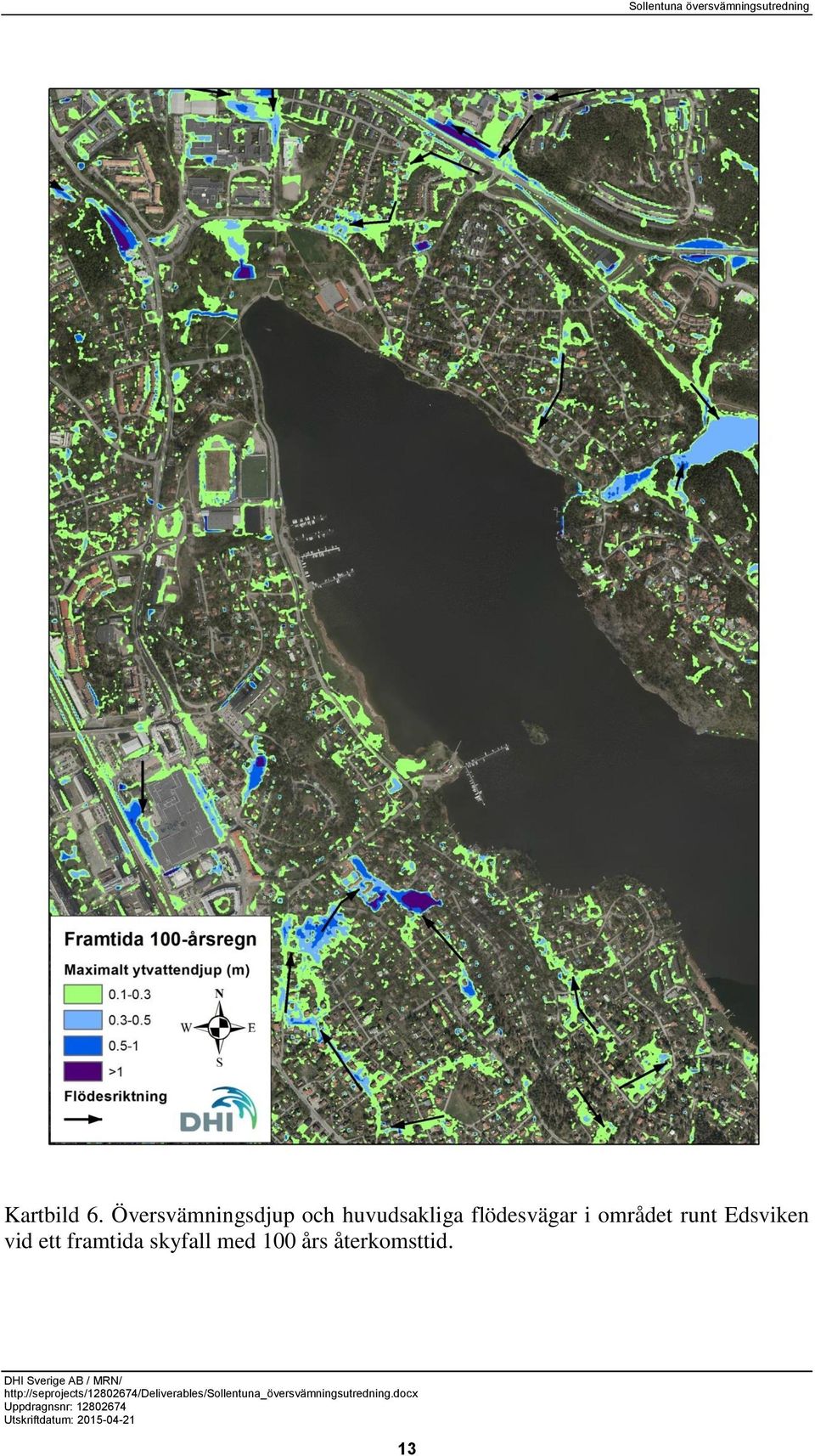 huvudsakliga flödesvägar i