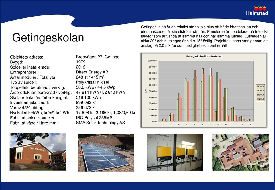 Projektet finansieras genom ett anslag på 2,0 mkr/år som fastighetskontoret erhållit.