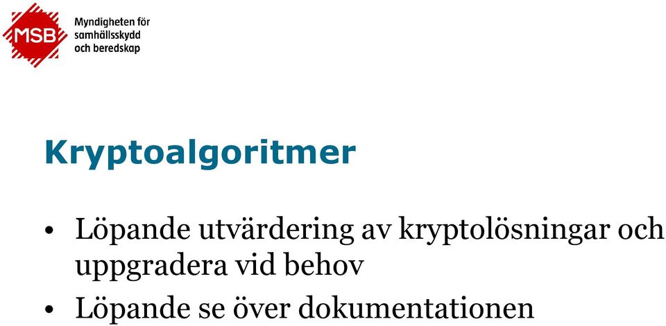 kryptolösningar och