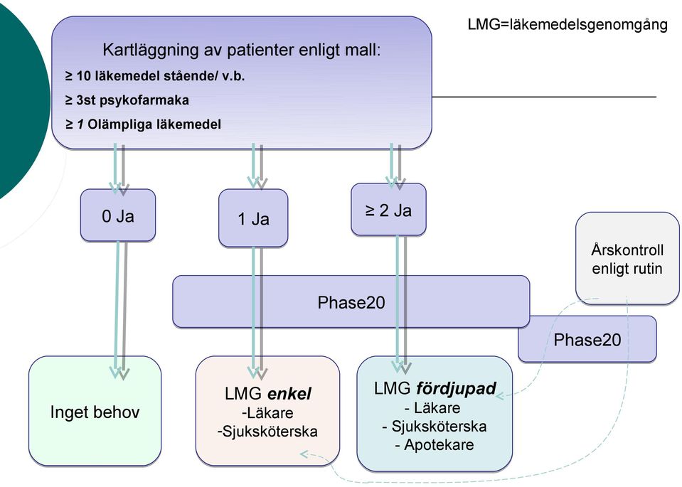 Ja Phase20 2 Ja Phase20 Årskontroll enligt rutin Inget behov LMG