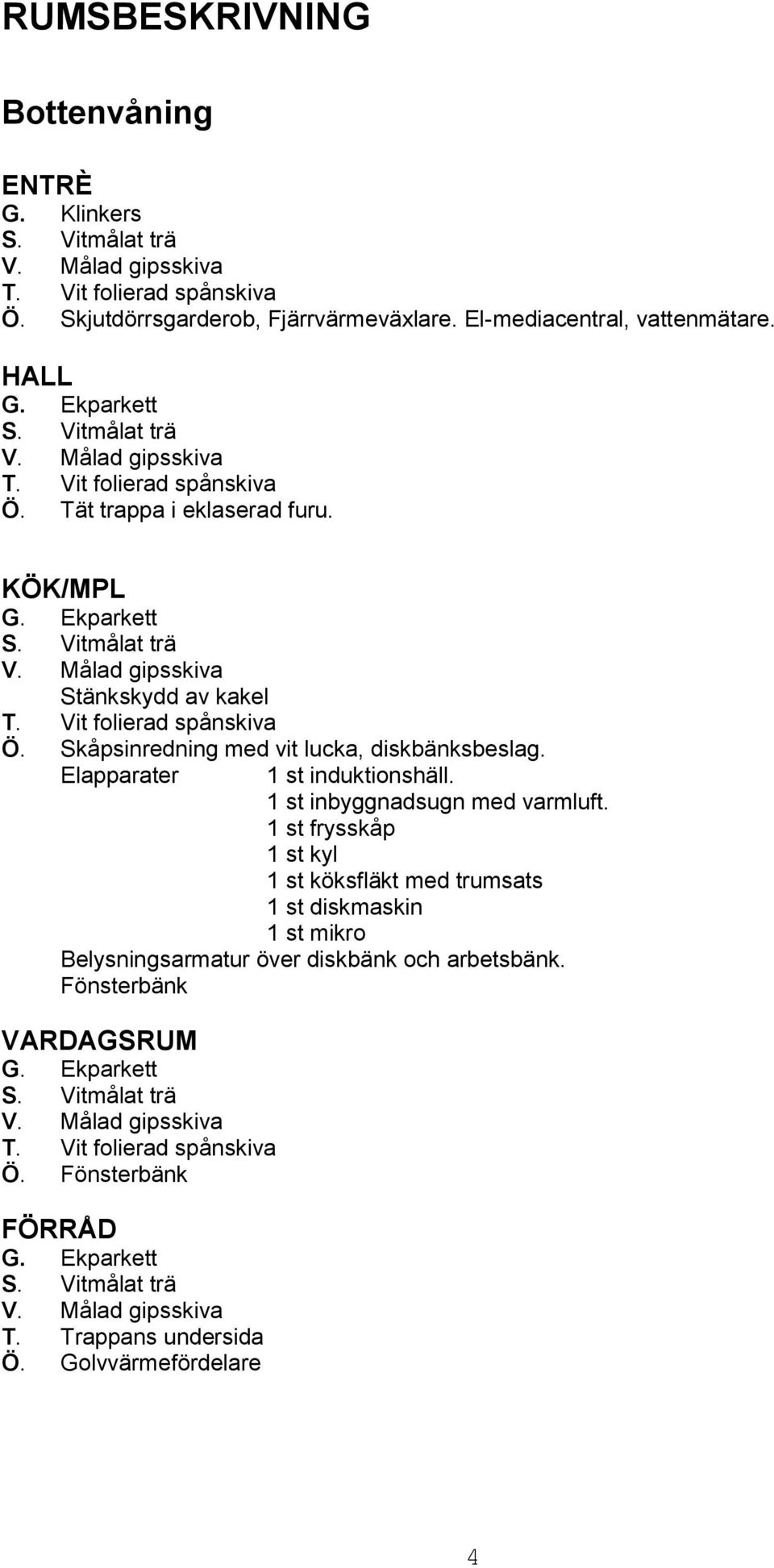 Elapparater 1 st induktionshäll. 1 st inbyggnadsugn med varmluft.