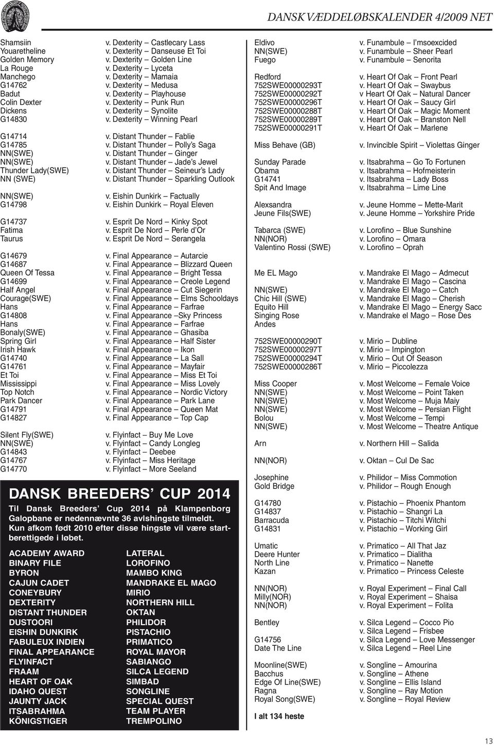 G14791 G14827 Silent Fly(SWE) NN(SWE) G14843 G14767 G14770 v. Dexterity Castlecary Lass v. Dexterity Danseuse Et Toi v. Dexterity Golden Line v. Dexterity Lyceta v. Dexterity Mamaia v.