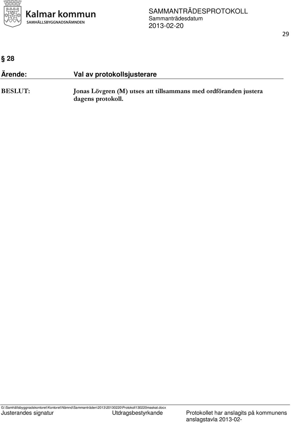 Lövgren (M) utses att