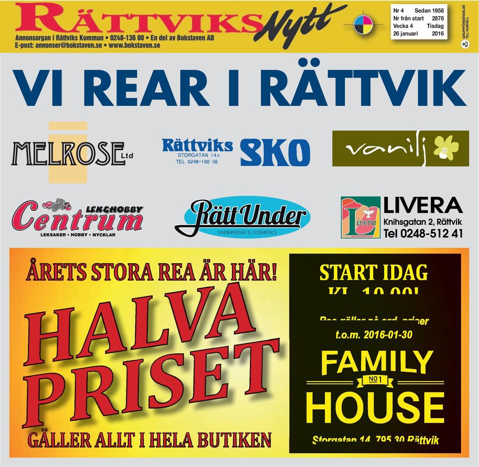 COSMETICS START IDAG KL. 10.00! Rea gäller på ord.