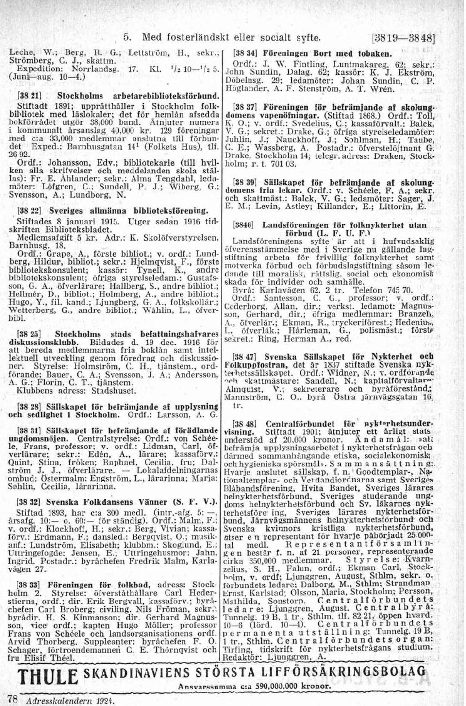 Atniuter numera i kommunalt arsanslag 40,000 kr. 129 föreningar med c:a 33,000 medlemmar ansiutna till forbun- det Exped.: Barnhusgataii 14l (Folkets Hus), tlf. 26 92. Ordf.: Johansson, Edv.