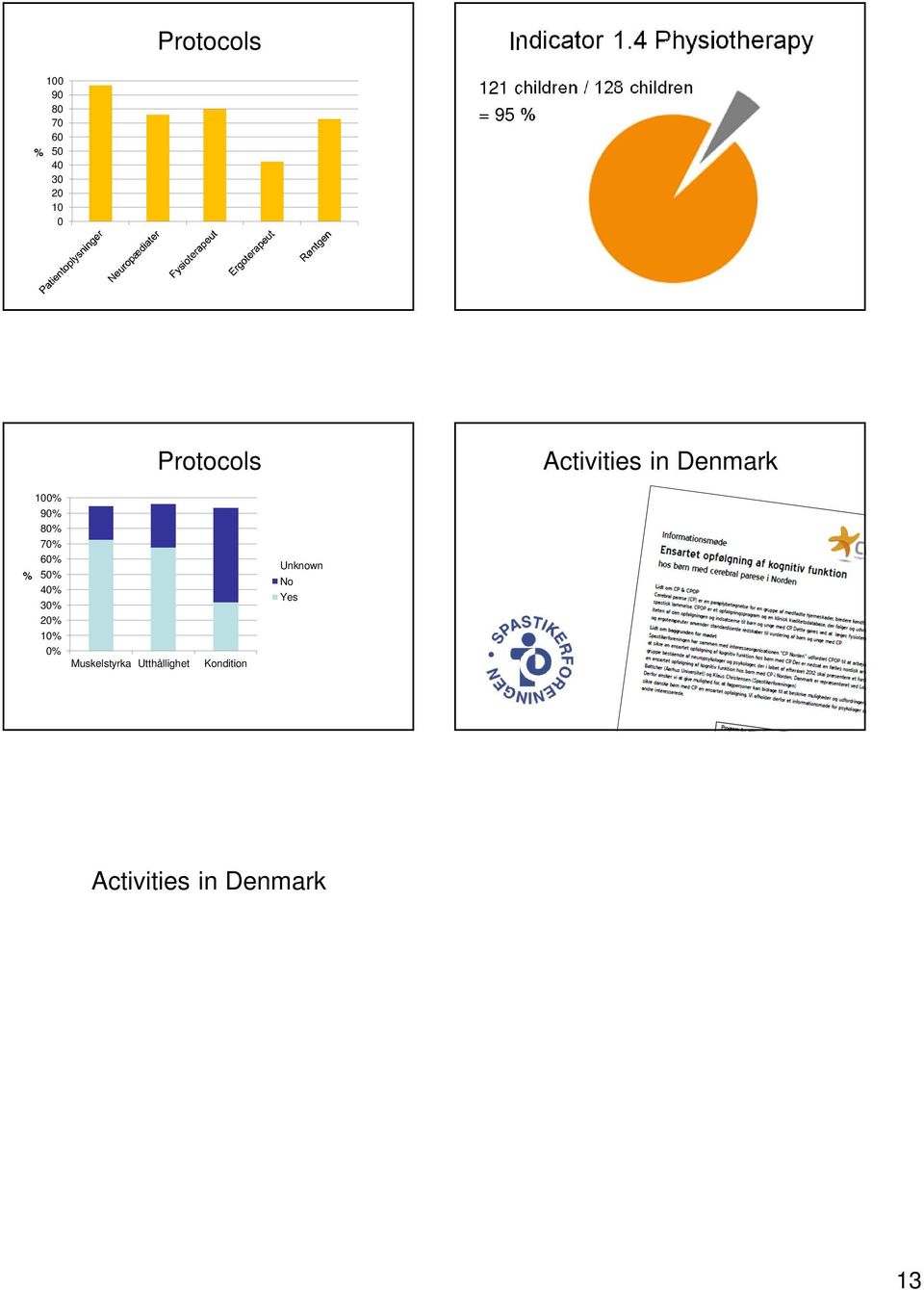 95 % Protocols Activities in Denmark % 1% 9% 8% 7% 6% 5% 4% 3% 2% 1%